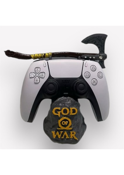God Of War Temalı Gamepad Standı – 3D Baskı Ps5/ps4 Kumanda Tutucu