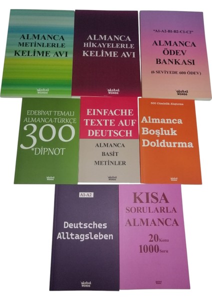 Almanca (24 Adet) Kitap Seti