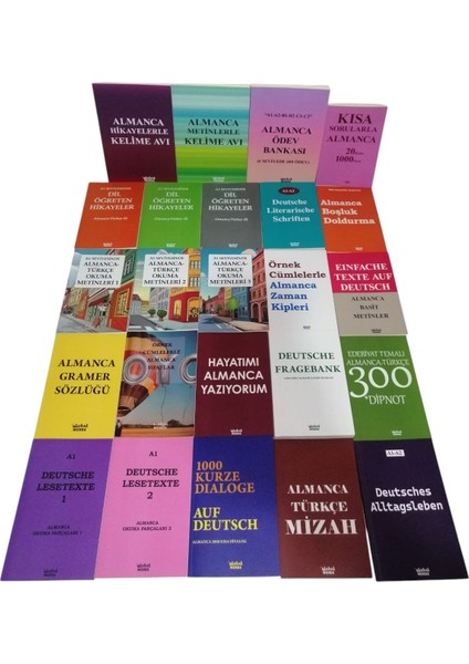 Almanca (24 Adet) Kitap Seti