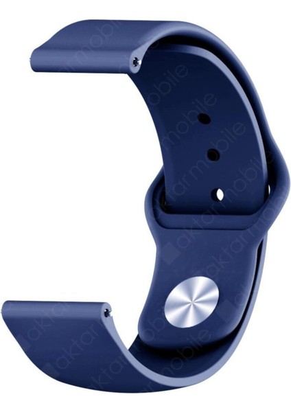 Lacivert Jel Silikon Spor Kordon, 45 mm Galaxy Watch 3 uyumlu, dayanıklı ve şık aksesuar fiyatları