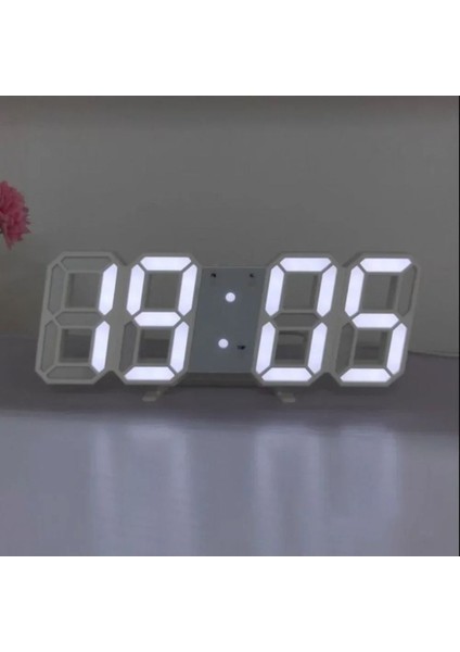 3D LED Sıcaklık Gösterge Akrilik Dijital Masa ve Duvar Saati USB Powered Modern Saat Alarm Evi Ofis fiyatları
