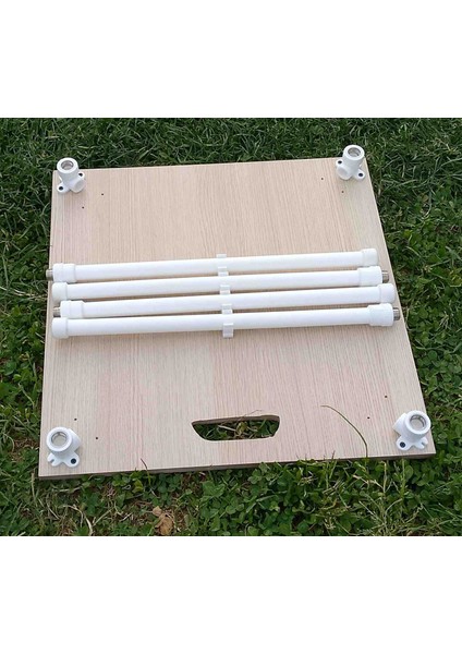 Kamp Masası 60x60 Modüler Ahşap Ppr Kişiye Özel Tasarım
