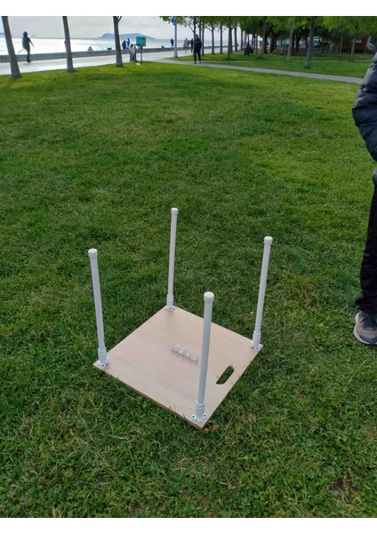 Kamp Masası 60x60 Modüler Ahşap Ppr Kişiye Özel Tasarım