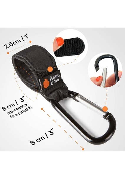 Bebek Arabası Askı Aparatı (2 Adet) - Baby Uma, Kolay Kullanım İçin Pratik Çözüm! modelleri
