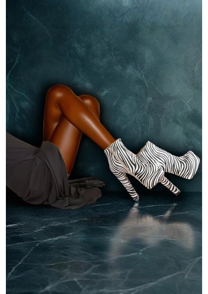 Kadın Elegant Ayakkabı Yüksek Topuk Platform Bot Özel Tasarım Abiye Ayakkabı modelleri