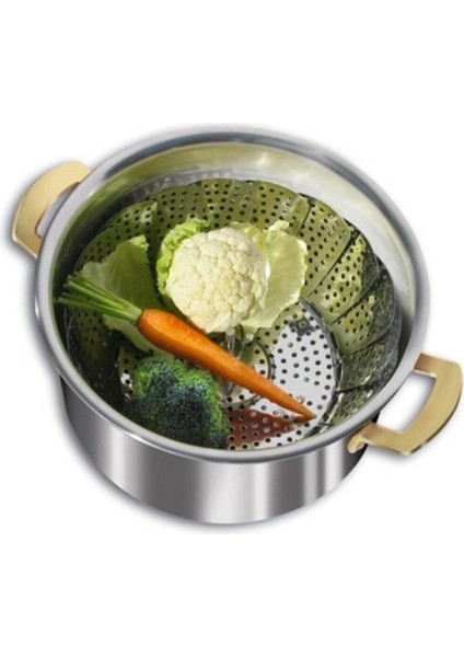 Çok Renkli Paslanmaz Çelik Katlanabilir Sebze ve Pişirme Sepeti fiyatları