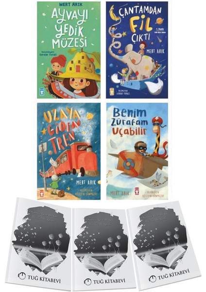 Ayvayı Yedik Müzesi, Çantamdan Fil Çıktı, Uzaya Giden Tren, Benim Zürafam Uçabilir + Hediyeli