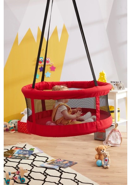 Hareketli Kırmızı Salıncağımız Çocuklar İçin Keyifli Oyun Alanı fiyatları