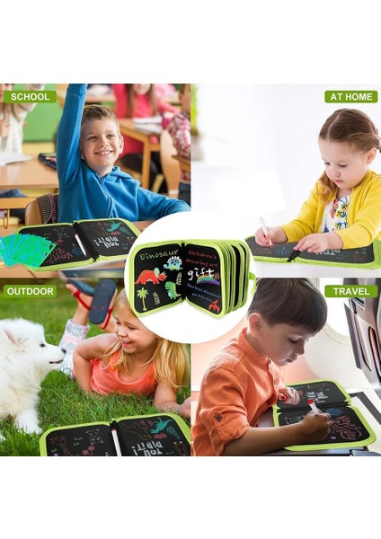 Silinebilir Doodle Kitap Yeniden Kullanılabilir Sihirli Yazı Tahtası Kalemler ile Boyama Çocuk Montessori Eğitici Oyuncak Dıy Seyahat Boyama Eğitici Oyuncak indirimleri