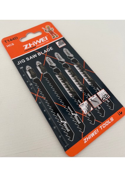 Zhweı Dekopaj Ağzı Testere Bıçak 5'li T144D