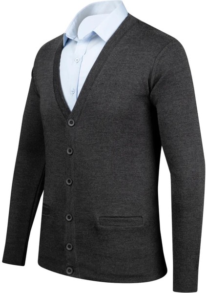 Erkek V Yaka Triko Hırka Düğmeli 4241M BGL-ST04560 fiyatları