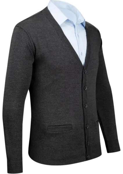 Erkek V Yaka Triko Hırka Düğmeli 4241M BGL-ST04560 modelleri