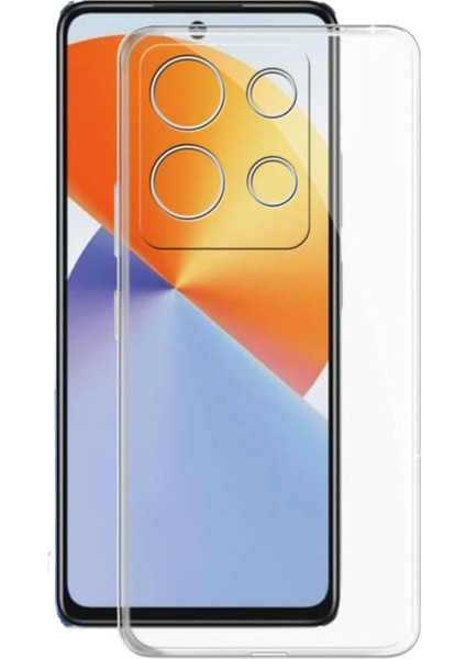 Infinix Note 30 ile Uyumlu Kapak Kamera Korumalı Süper Silikon Şeffaf Kılıf