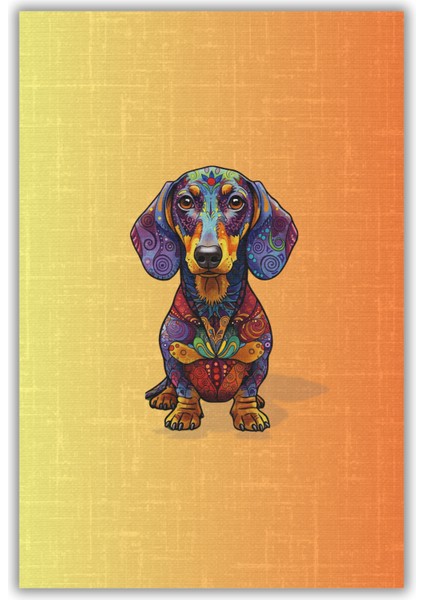 Köpek Desenli Soyut Halı Hayvan Figürlü Halı Sarı Renkli Dijital Baskılı Dokuma Kaymaz Tabanlı Çocuk Odası Halısı fiyatları