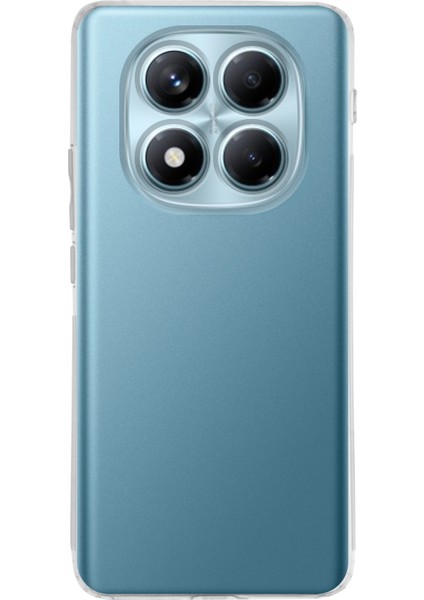 Xiaomi Redmi Note 14 Pro 4g ile Uyumlu Kapak Kamera Korumalı Süper Silikon Şeffaf Kılıf