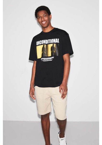Uncondıtıonal Oversize Siyah T-Shirt fiyatları