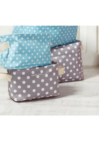 Gri büyük sepet, şık ve kullanışlı ev düzenleme ürünü, 34x24 cm