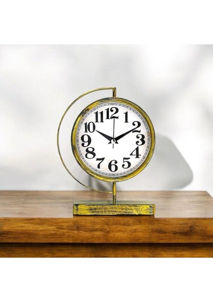 Saatdukkanduvar Home Dan Gold Metal Modern Masa Saati Şık Tasarım fırsatları