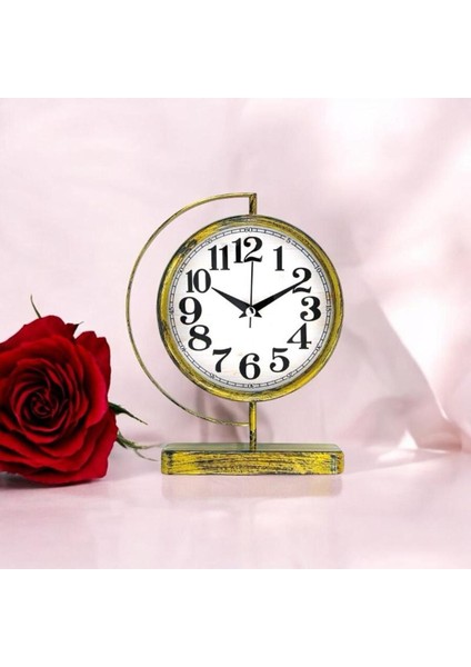 Saatdukkanduvar Home Dan Gold Metal Modern Masa Saati Şık Tasarım indirimleri