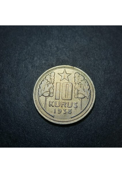 3996368127755EC311 10 Kuruş 1938 Çil Eski Madeni Para