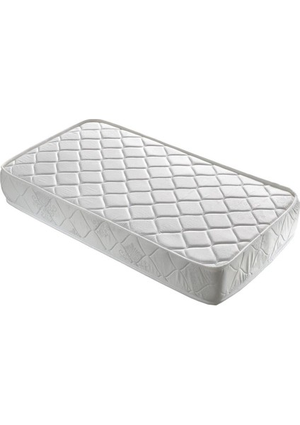 Yenidoğan Kemik Gelişimine Destekli Beyaz Yatak 60x120x15 - 2 Yıl Garantili, Sabit Model, 1-2 Kg'a Uygun