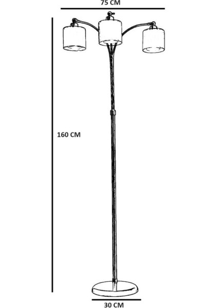 Gonca 3 Lü Eskitme Bal Camlı Lambader fırsatları