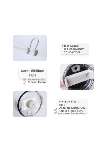 1 Set Stanley Için Silikon Dökülmeye Dayanıklı Sızdırmaz Seti Quencher