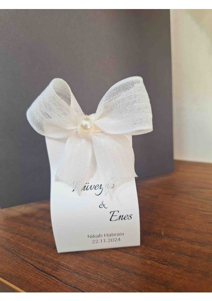 Buble Mum Nikah Hediyelik Kart Baskılı 25 adet