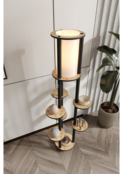 Volante Raflı Lambader Meşe modelleri