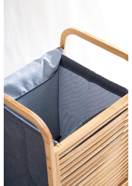 Şık ve doğal bambu çamaşır sepeti, dayanıklı ve pratik tasarım, kahverengi renk fiyatları