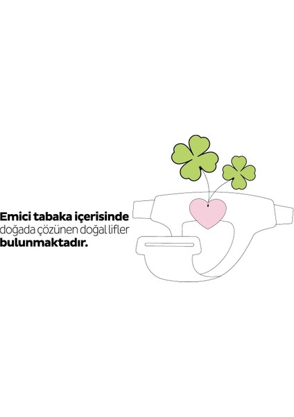 Ecologic Premium Plus Süper Paket Bebek Bezi 7 Numara xxl 56 Adet
