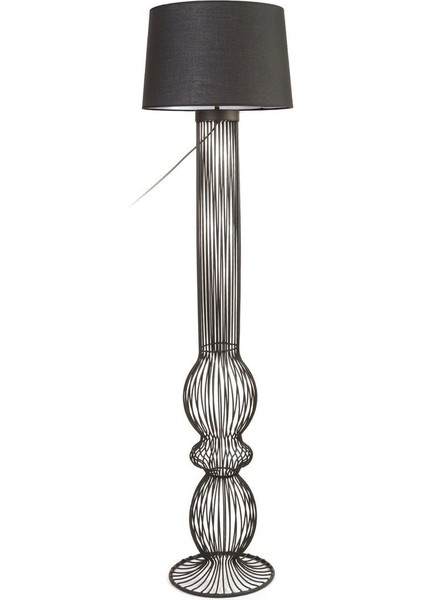 Lighting Deniz Metal Lambader - Siyah - 170 cm modelleri