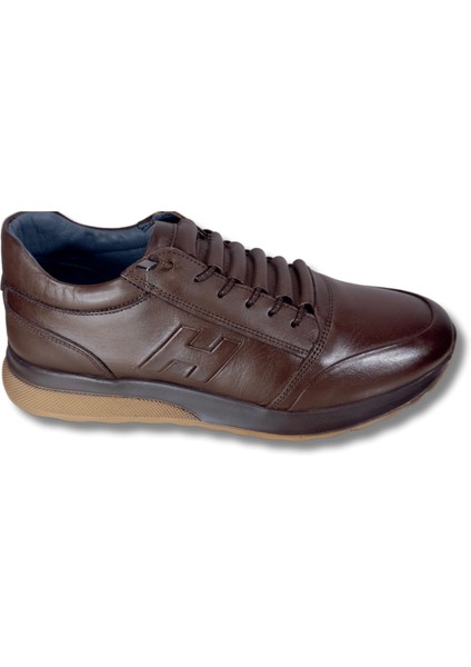 Kahverengi Hakiki Deri Günlük Spor Ayakkabı (Ks3) 42