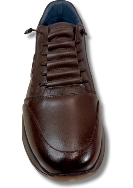 Kahverengi Hakiki Deri Günlük Spor Ayakkabı (Ks3) 42 modelleri