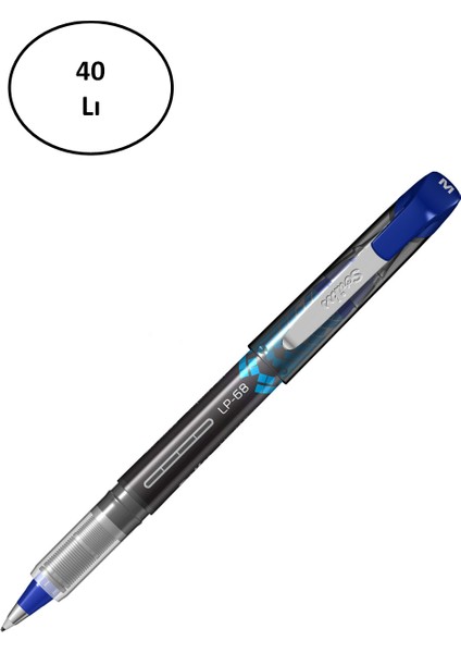 Scrikss Lp 68 Liquid Pen Mavi 40'lı