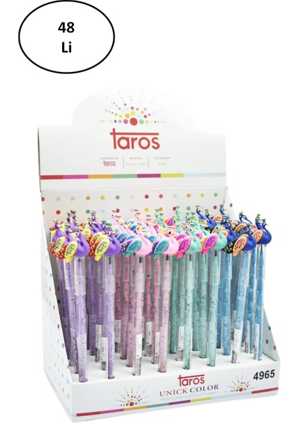 Taros Unick Color Tavuşkuşu Yumurtlayan Kalem 48'li