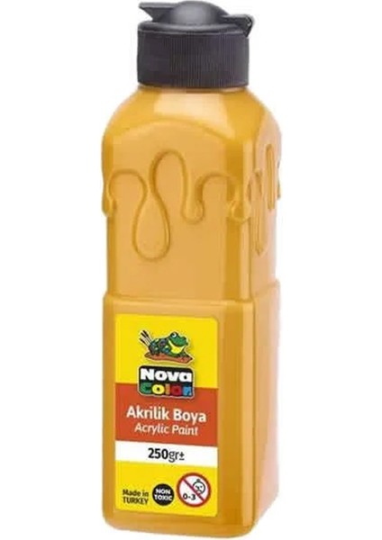 Nova Color NC-3022 250 gr Güneş Sarısı Akrilik Boya