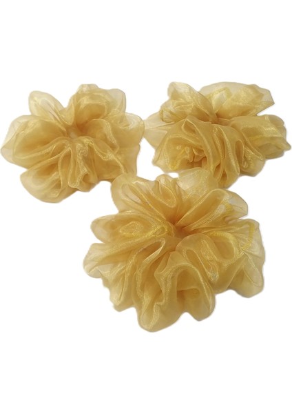 Büyük Organze Scrunchie - Yumuşak Dokulu Saç Tokası modelleri