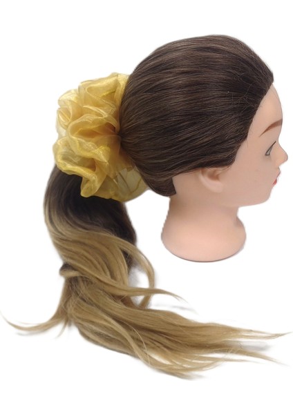 Büyük Organze Scrunchie - Yumuşak Dokulu Saç Tokası indirimleri