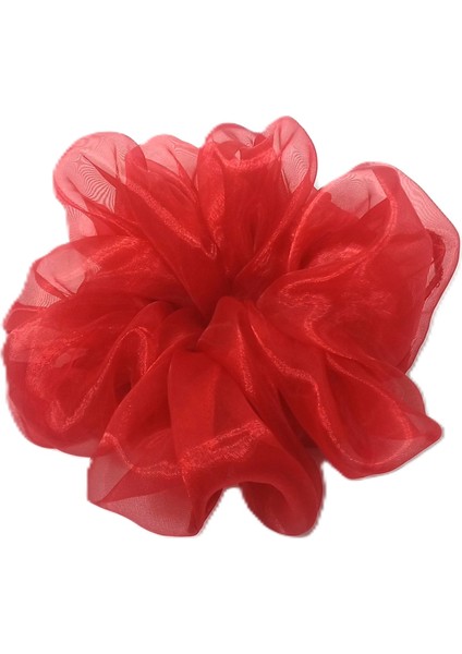 Büyük Organze Scrunchie - Yumuşak Dokulu Saç Tokası indirimleri