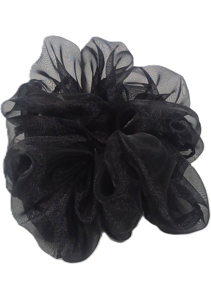 Büyük Organze Scrunchie - Yumuşak Dokulu Saç Tokası fırsatları