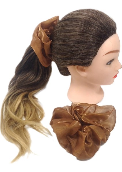Büyük Organze Scrunchie - Yumuşak Dokulu Saç Tokası fiyatları