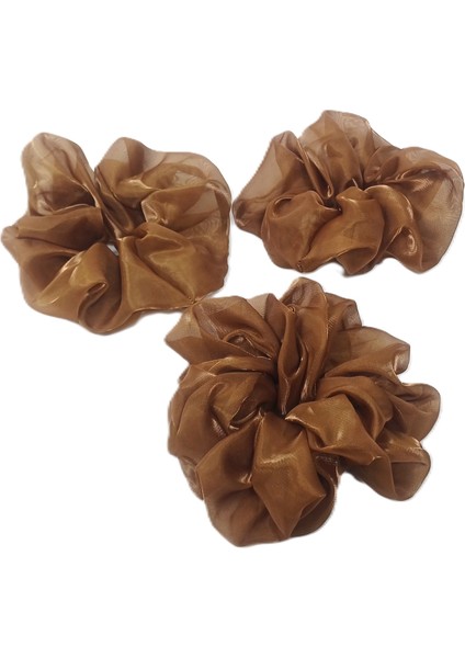 Büyük Organze Scrunchie - Yumuşak Dokulu Saç Tokası modelleri