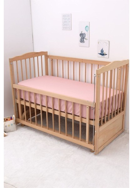 Pembe Düz Çarşaf ve Nevresim Takımı, Dolgu Korumalık, %100 Pamuk, 60x120 Ölçüleriyle Bebeğiniz İçin Mükemmel! fırsatları