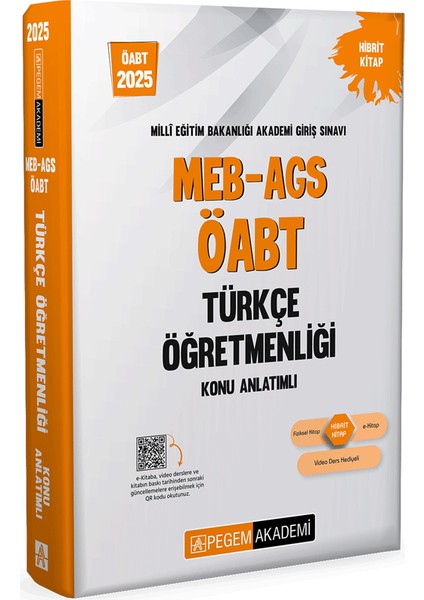 2025 MEB - AGS-ÖABT Türkçe Öğretmenliği Konu Anlatımlı