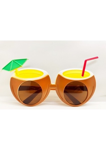 Hindistan Cevizi Tasarımlı Yaza Merhaba Parti Gözlüğü fiyatları