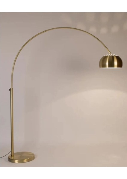 Gold Deve Boynu Modern Tasarım Olta Lambader