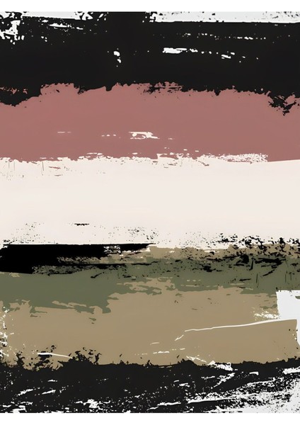 yeşil-Krem-Siyah Soyut Model 001 |çerçeveli Temperli Cam Tablo Tekli Dikey fiyatları