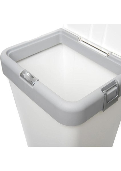 Gri dokunmatik çamaşır sepeti, 40 lt, hafif ve şık tasarım fiyatları