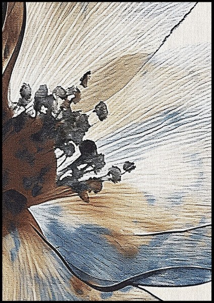 krem-Gri Çiçek Desenli Model |çerçeveli Temperli Cam Tablo Tekli Dikey fiyatları